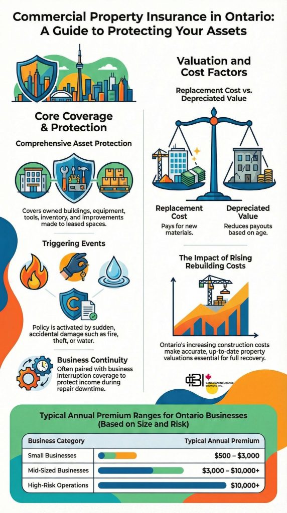 Commercial property insurance in Ontario: A guide to protecting your assets