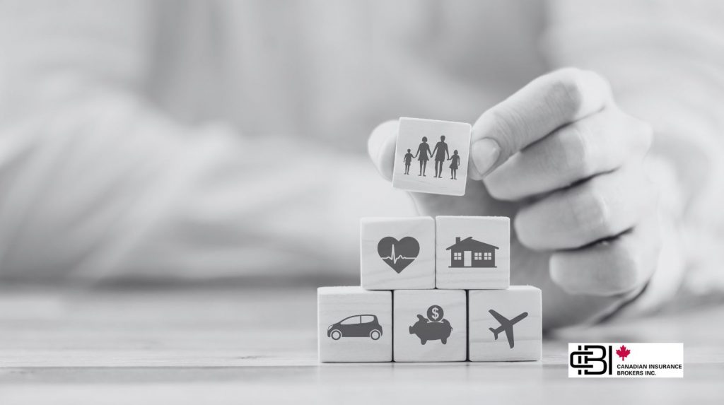 Insurance coverage icons representing policy review during insurance renewal
