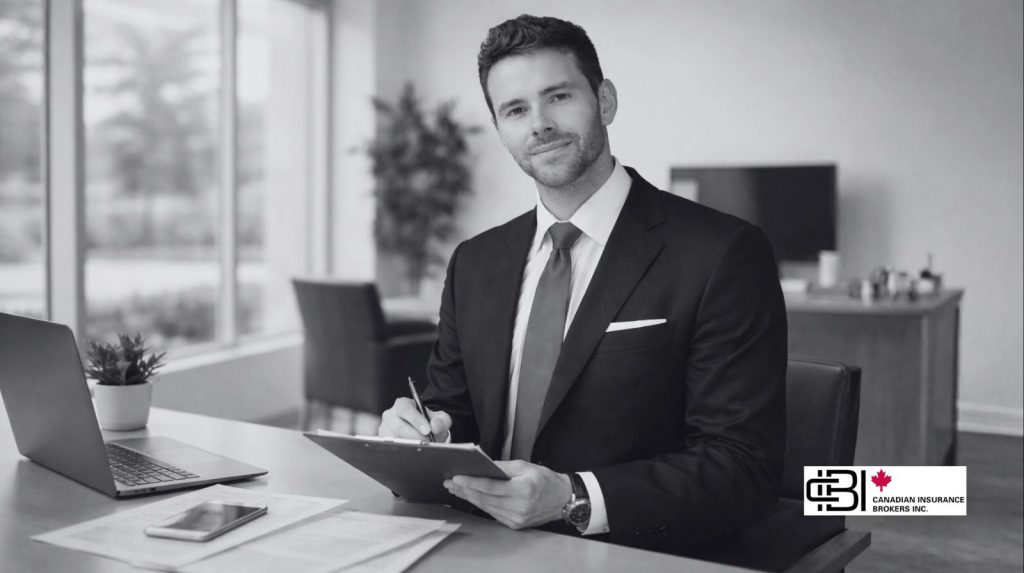 James Inwood advising client during insurance renewal consultation in Ontario