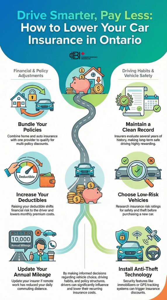 how to lower your car insurance in Ontario