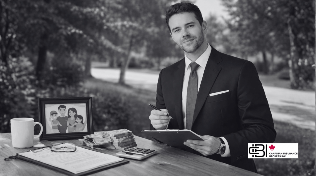 James Inwood reviewing life insurance documents and finances while explaining Is Life Insurance Taxable In Canada?
