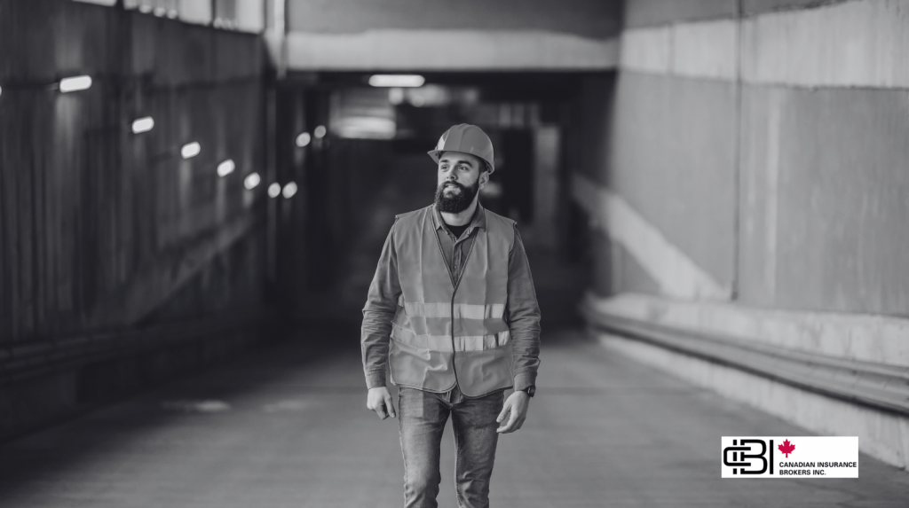 Construction worker inside tunnel project highlighting course of construction insurance for complex infrastructure builds